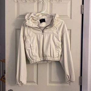 Bershka cropped leather jacket XS/S